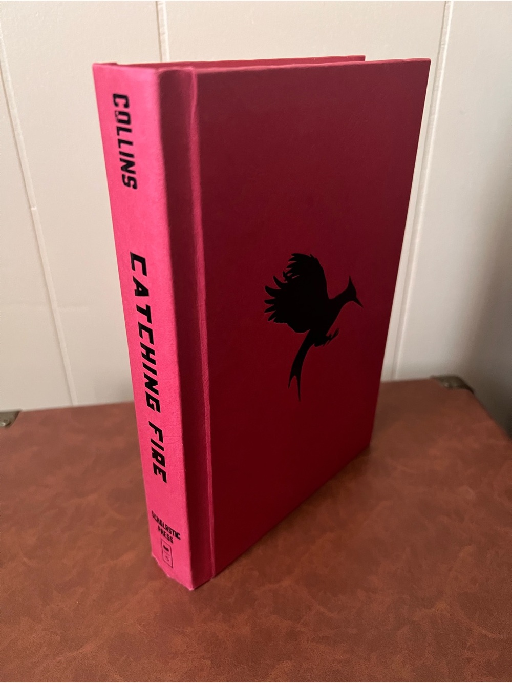 First Edition Catching Fire Hardcover Book - Red with Black Mockingjay Book 2